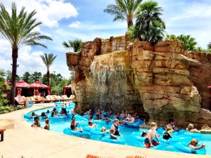 Golden Nugget Hotel in Lake Charles, image may contain: Water Park, Water, Person, Summer
