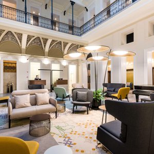 Bright lobby
