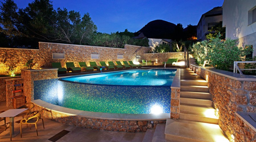Pool by night