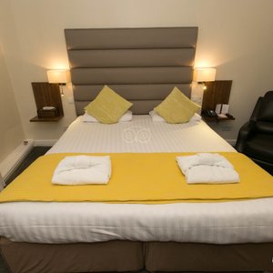 The Executive Room at the Studley Hotel and Orchid Restaurant