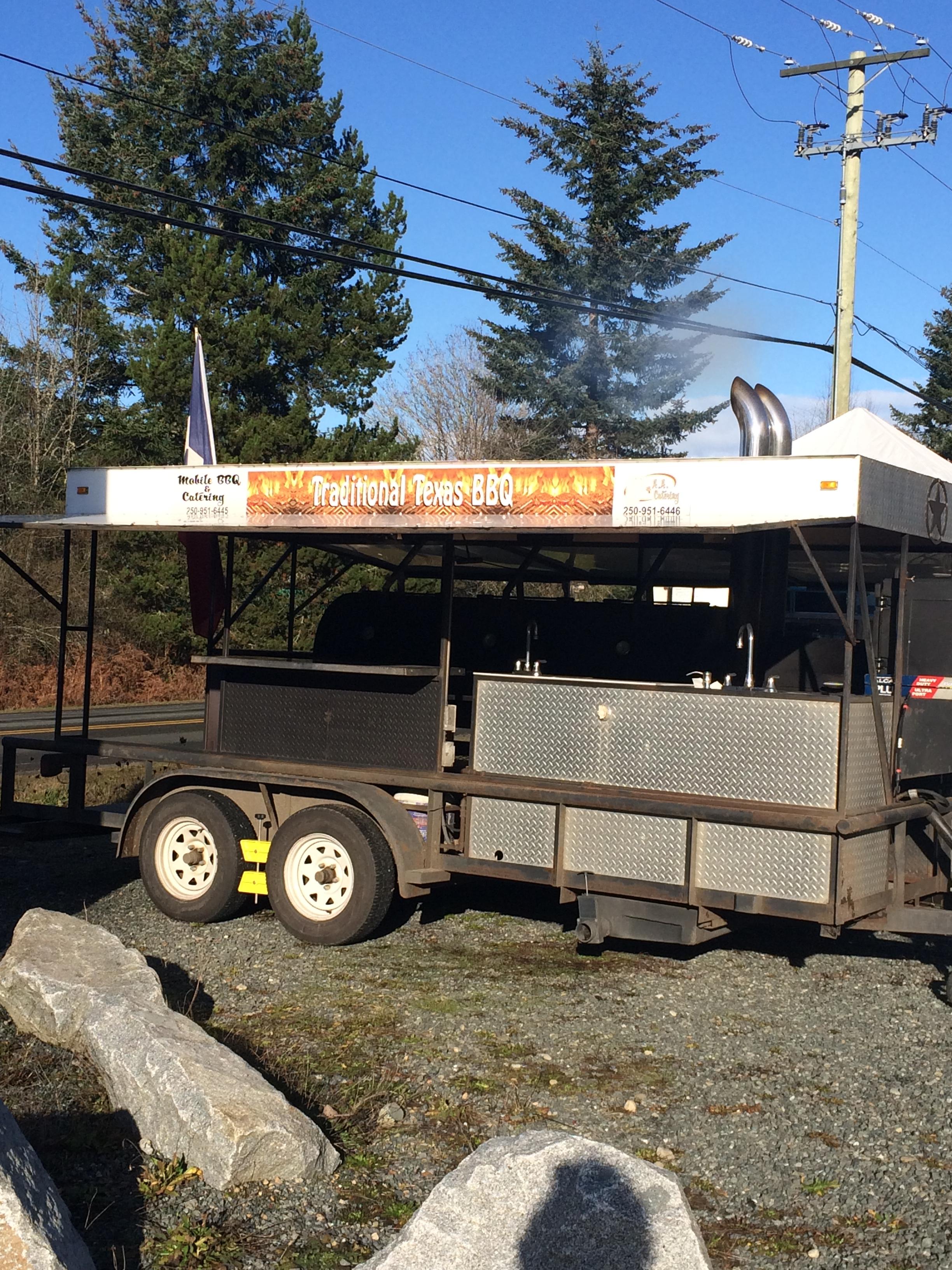 Mobile bbq catering best sale