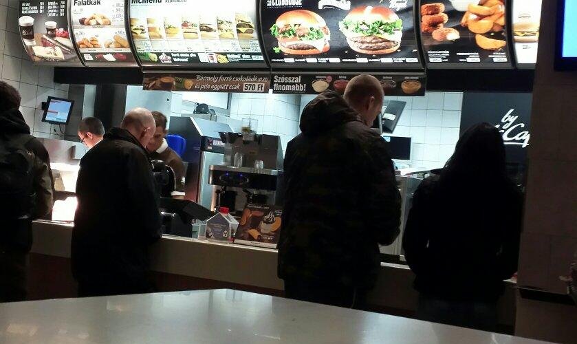 Tasty burger.