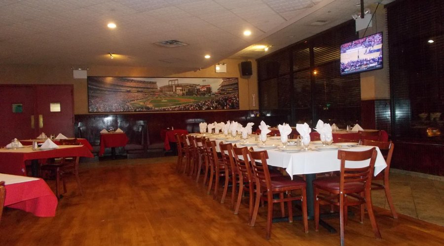 The restaurant on the property.