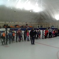 Фото с соревнований по конькобежному спорту памяти Русанова