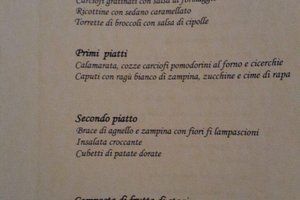 Cardápio