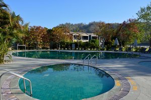 Club Mahindra Corbett in Dhikuli, image may contain: Hotel, Resort, Pool, Villa