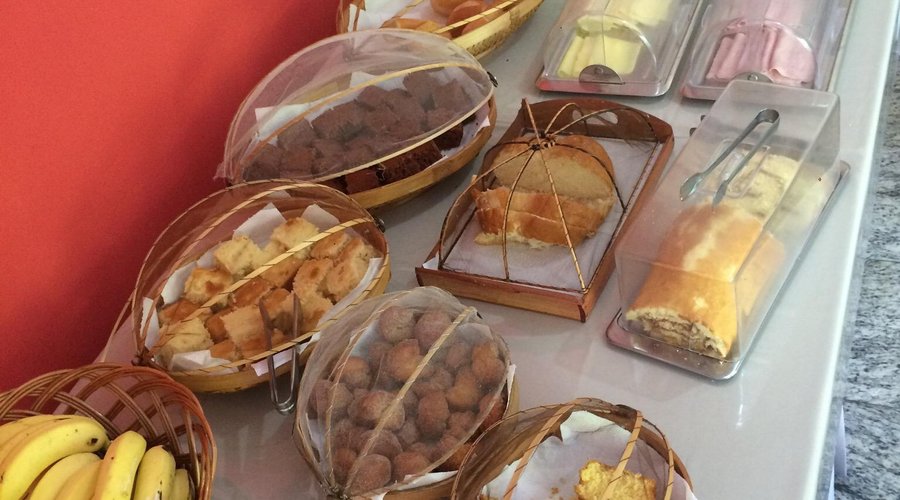 Café da manhã muito bom!