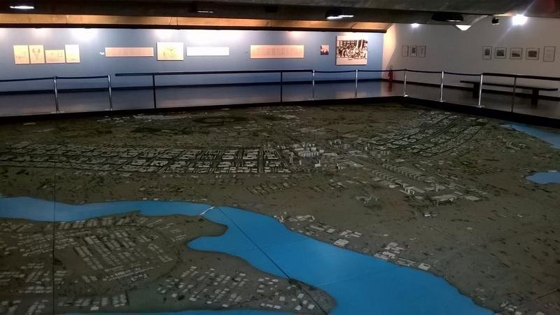 Espaço Lúcio Costa: enorme maquete