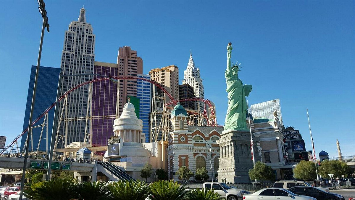 Las Vegas Nevada Roller Coaster at New York New York Hotel
