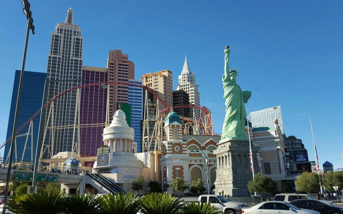 The Roller Coaster at New York-New York