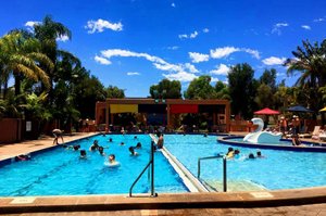 Kalbarri Beach Resort in Kalbarri, image may contain: Hotel, Resort, Pool, Villa