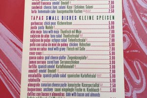 Speisekarte
