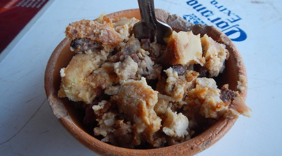 capirotada de pan de piloncillo riquisima 