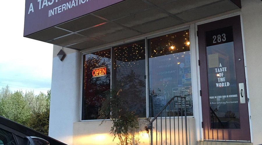 Entrance to the restaurant.