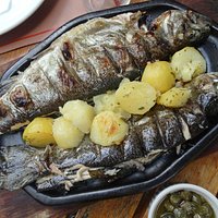 Truta grelhada