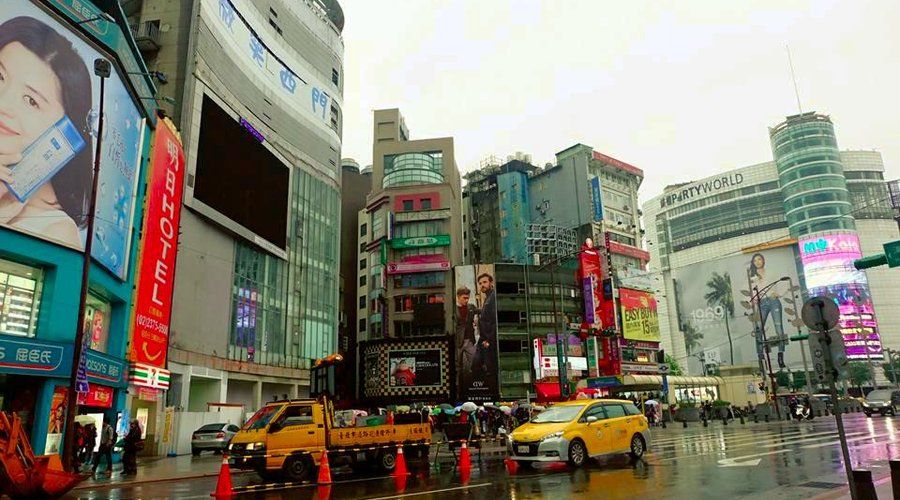 Ximending shopping center, just a couple of minutes away from the hotel on foot