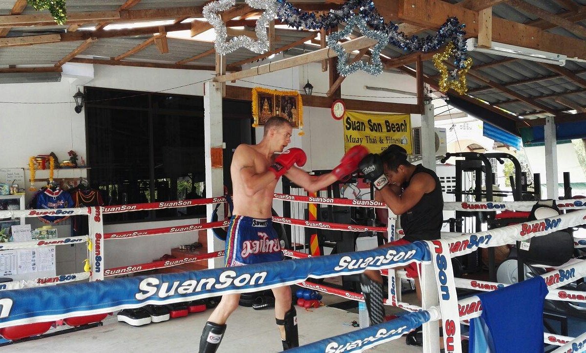 Thai gym. Tiger Muay Thai Gym. Клаенг Таиланд.