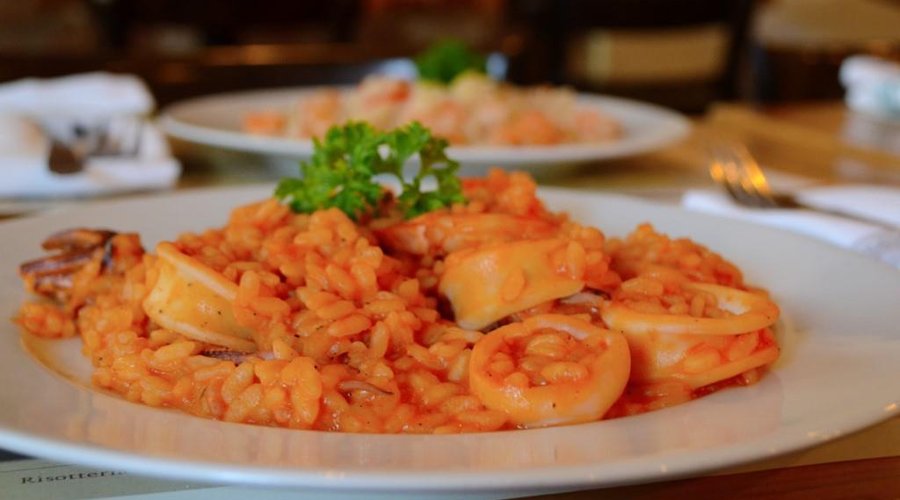 risotto with seafood