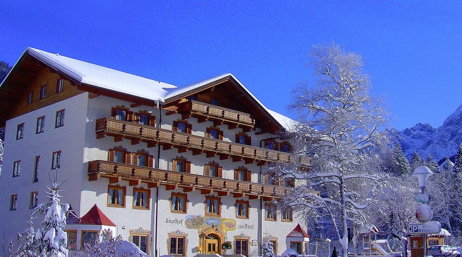 Hotel im Winter
