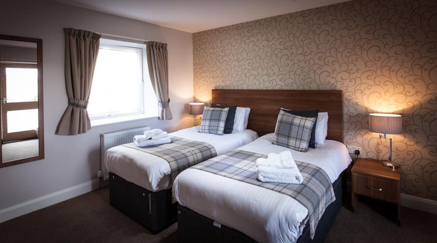 Refurbished 2nd room in the family suite in the Uig Lodge