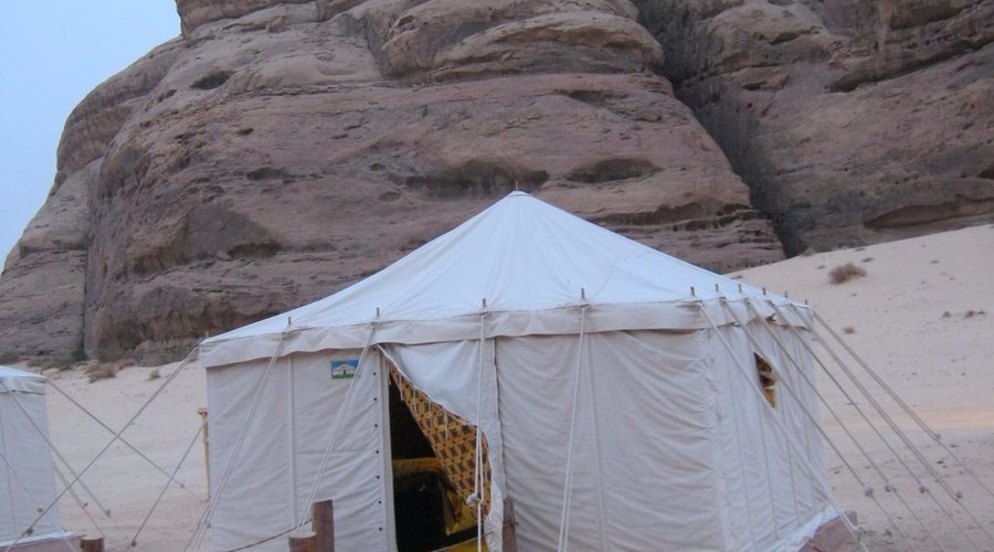 One of the tents