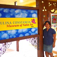 Artist Paulina Constancia at the MoNA