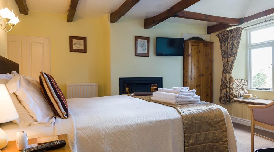 One of our lovely bedrooms with a king sized bed