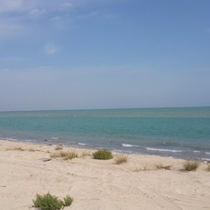 this is a part of the beach to a different side where construction is taking place for new chale
