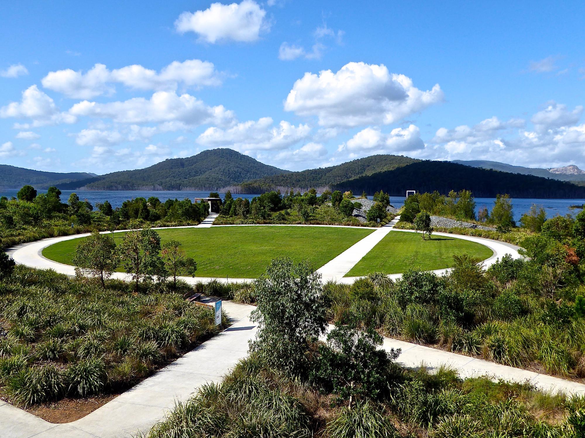 Hinze dam mountain online bike trails