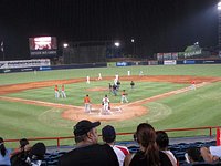 The Rod Carew National Stadium opens to the media before the start of the  baseball season after it underwent repairs during the COVID-19 pandemic in  Panama City, Tuesday, Sept. 20, 2022. Panama will host World Baseball  Classic qualifiers games at