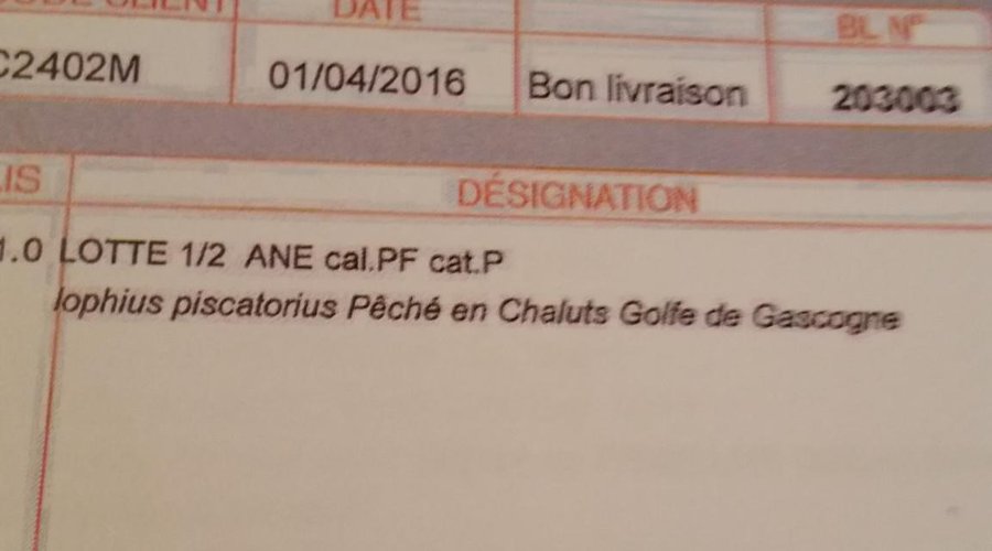 le poisson est frais!!!
