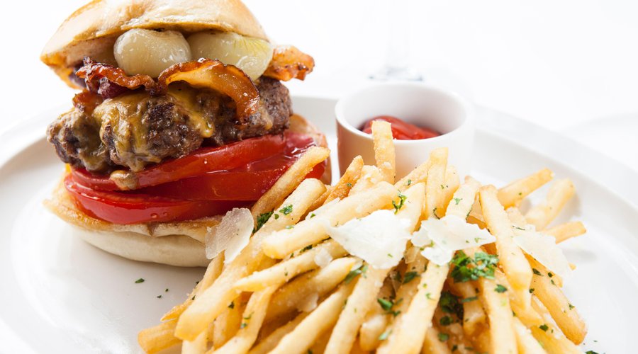 Bison Burger & Truffle Fries