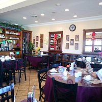 The inside of the restaurant