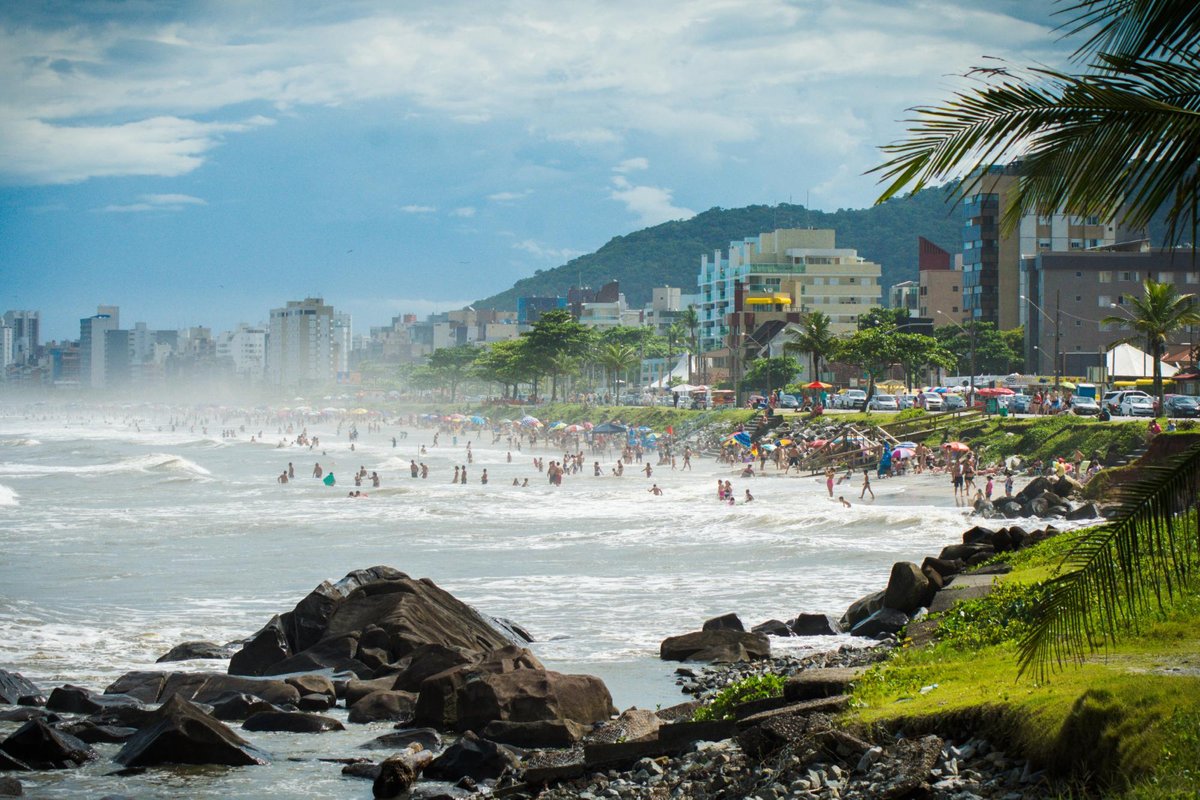 Buen tiempo, playa y ajedrez en Caiobá (Brazil)