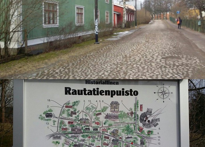 Maantie, Riihimäen historiallinen Rautatienpuisto.