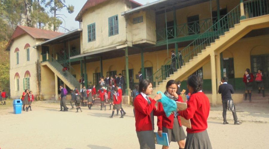 Dr. Graham's school and students