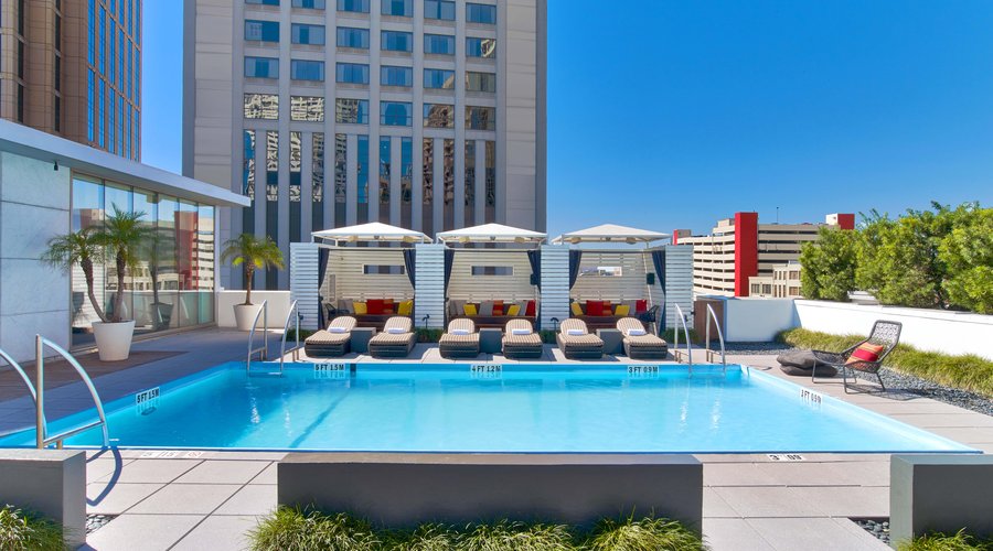 Rooftop pool