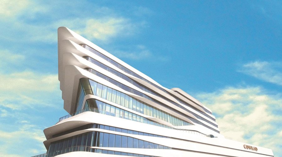 Conrad Manila's facade