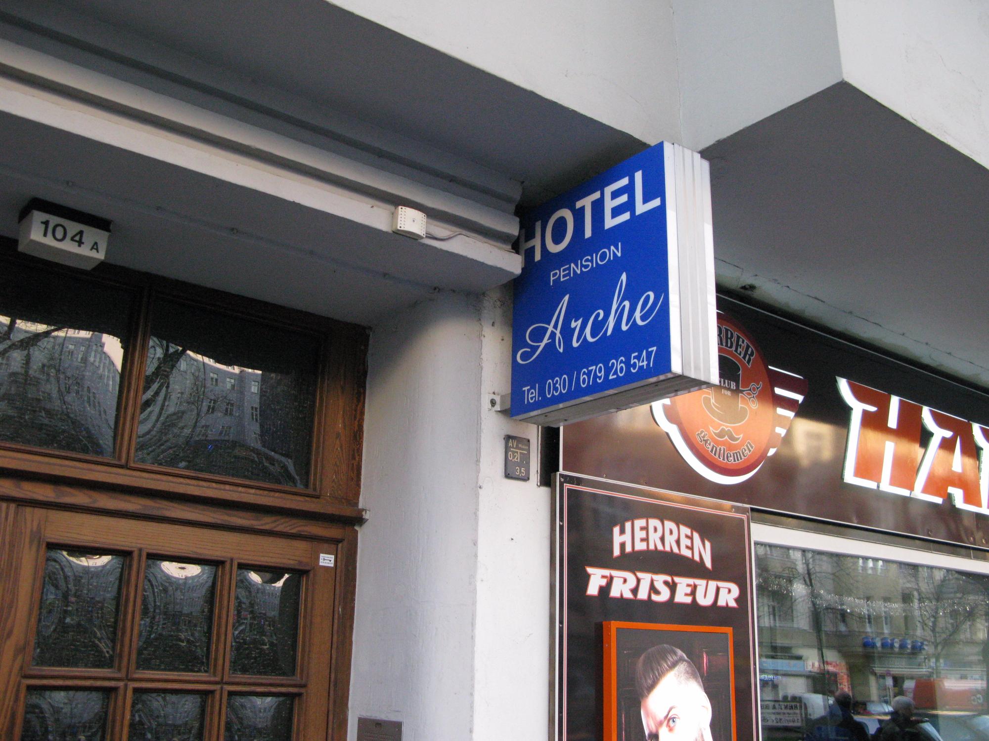 HOTEL PENSION ARCHE 73 1 0 3 Prices Reviews Berlin