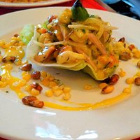 ceviche con salsa de maracuya