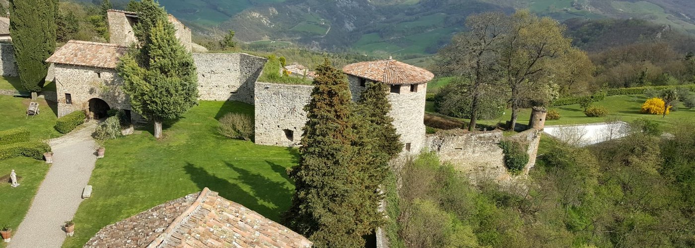 Veduta dal camminamento della ronda
