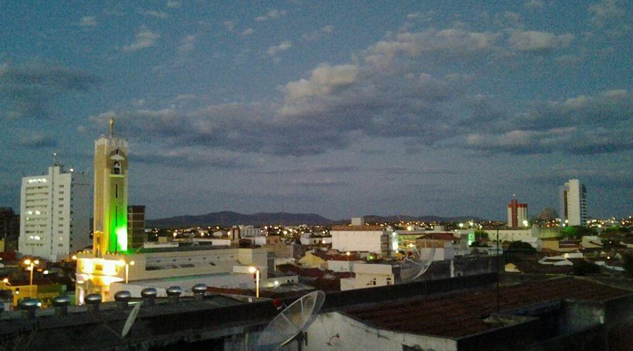 A vista do quarto que eu estava era esta.