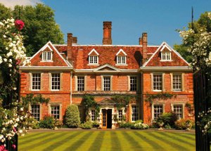 Lainston House Hotel in Winchester, image may contain: Housing, Building, House, Manor