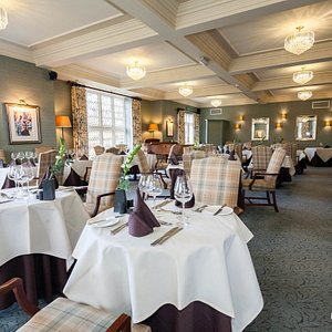 Dining Room at the Lindeth Howe Country House Hotel