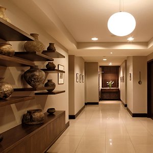 Hotel Meg in Yerevan, image may contain: Indoors, Corridor, Flooring, Floor