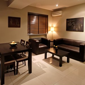 Hotel Meg in Yerevan, image may contain: Indoors, Corridor, Flooring, Floor