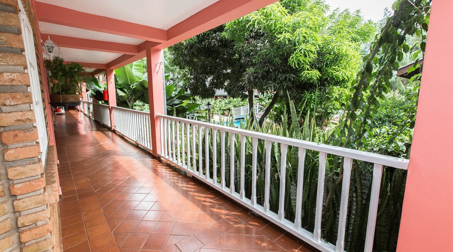 Hallways at the La Sorgente Hotel Posada