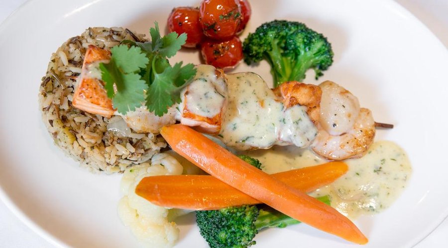 Seafood Kebab