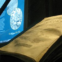 First folio on display