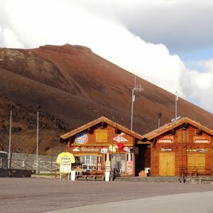 le parking près du refuge